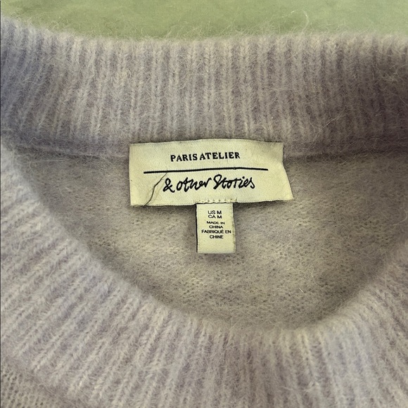 Lavender Ruffle Sweater - Picture 4 of 7